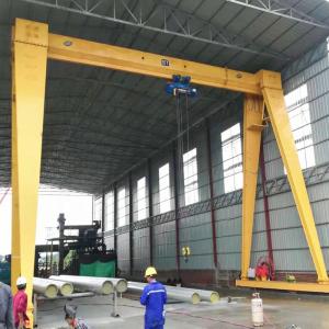 China Multipurpose Single Girder Gantry Crane 5T 10T 20T For Concrete Marble Block Granite Lifting supplier