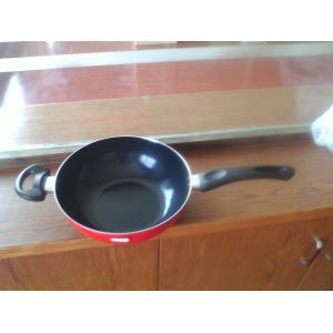 China 30cm Nonstick Induction Bottom Wok Pan With Silicon Side Handle supplier