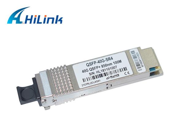 MPO Optical Transceiver Communication Data Center Switch QSFP+ 40G SR4 MMF 850nm 100M