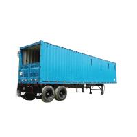 China 2 Axle Payload 40t Cargo Semi Trailer Vehicle Container  Mechanical Suspension on sale
