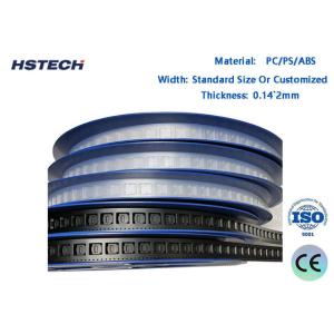 China Envasado en bobina cinta portadora en relieve Tamaño estándar para la recolección / almacenamiento de componentes supplier