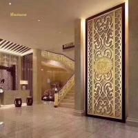 China 8mm 201 Stainless Steel Partition Room Divider Decorative Screen Panels on sale