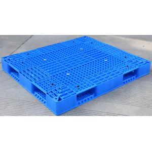 China Eco Friendly HDPE Plastic Pallets / Stackable Plastic Pallets With Reinforced Rims wholesale