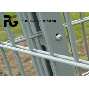 Powder Coated Double Wire Fence , Conservation Twin Wire Mesh Fencing