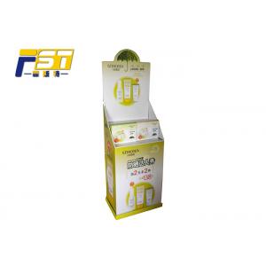 China Light Weight Cardboard Paper Dump Bins , Various Styles Recycling For Skin Lotion supplier