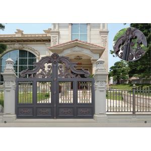 China Villa Aluminum Electric Garden Door Opening Type With Remote Control Motor Shaft 4.5m supplier