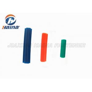 Orange / Blue / White 5/16x1" Concrete Plastic Nylon Wall Plugs Anchor Bolt