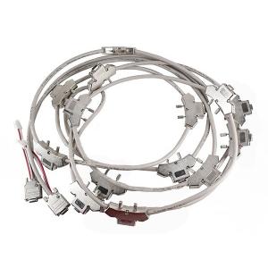 2000mm Length Machine Tool Industrial Wire Harness DB9 Serial Interface Harness