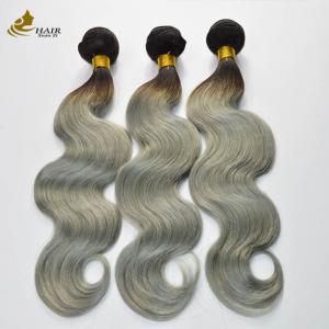 Custom Brazilian Ombre Hair 24 Inch Hair Extensions Bundles Weave