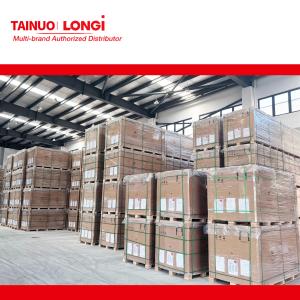 China Single Glass A Grade PV Panel Solar For Solar Plant Tech Longi Himo X6 Solar Power Panel wholesale