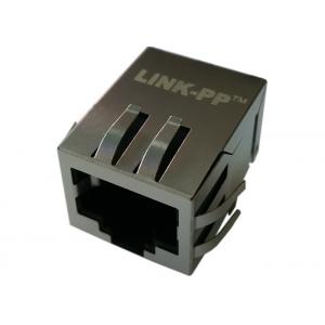 China Hi-pot 1500Vmrs RJ45 Modular Jack Right Angle Bottom Entry XFGIG8Q-C1-4MS wholesale