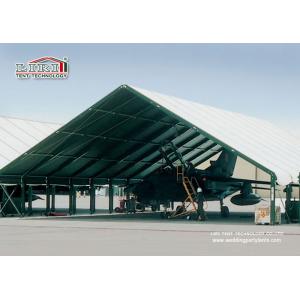 China Special Fabric Aircraft Hangar Tent 30M Width With Glass Wall supplier