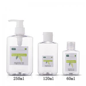 HANHUI Liquid Soap Bottles 60ML 120ML 250ML Empty Hand Wash Plastic Bottles