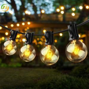 China Outdoor Waterproof LED Commercial Light Solar Powered Globe String Light supplier
