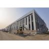 Industrial Steel Frame Warehouse With H Beam And Sandwich Panel Roof Cladding