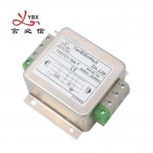 China Four Wire Terminal Block Three Phase Emi Filter 1~10a Rated Current 440vac Voltage supplier