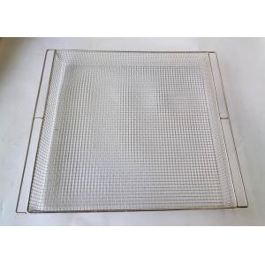 Oem Bbq Grill Mesh 2mm Hole 18x26 Inch Stainless Baking Tray