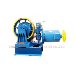 China Ratio 45  / 1 4 Pole Lift Geared Traction Machine For Motor Hoist 1600KG supplier