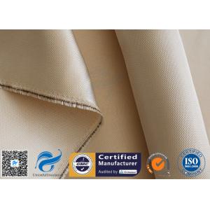 China Brown Color Heavy Duty 1472 ℉ Fiberglass High Silica Fabric 0.7mm Thickness supplier