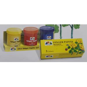 China Eco - Friendly Art Painting Colours 3pcs Finger Paint Set 3 X 150ml supplier