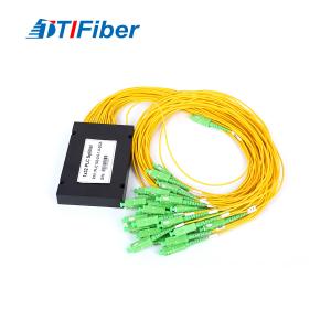 Ftth 1x4 1x8 1x16 1x32 1x64 Optic Fiber Plc Splitter 1260 To 1650nm