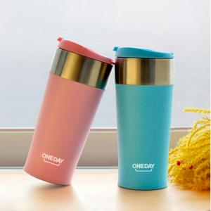 China Double Wall Stainless Steel Coffee Cup Thermos Mug Insulation Against Hot Cups 400 ML supplier