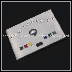 China Desktop Type Industrial Keyboard With Trackball For Self Service Equipment supplier