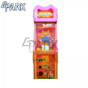 High Lucky Ball Kids Coin Operated Game Machine Metal And Wooden Material