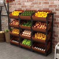 China Powder Coating Fruit And Vegetable Rack For Shop ODM ISO 9001 on sale