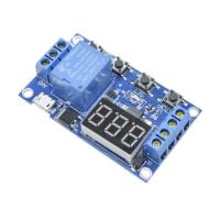 China Digital Led Trig Ger Delay Cycle Timer Control Switch Relay Module Micro Usb 5v on sale