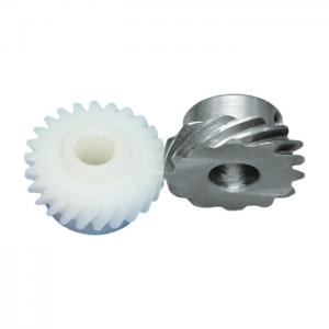 China Sewing M/C Helical Cylindrical Gear Screw Gear For Strip cutting Machine supplier