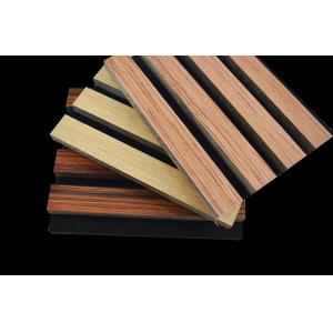 Fire Proof 21Mm Acoustic Wooden Slat Wall Panels For Hotel Room