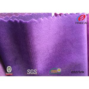 Shiny Holland Silk Velvet Fabric , Custom Printed Stretch Velvet Fabric