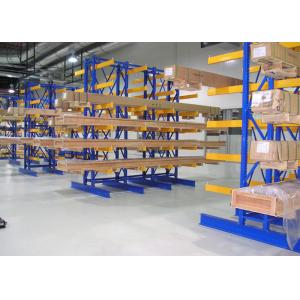 New Pattern Cantilever Metal Racks , Heavy Shelves Industrial Cantilever Racks