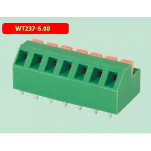 WT237-5.08 pcb spring type terminal block, spacing 5.08, factory direct sales