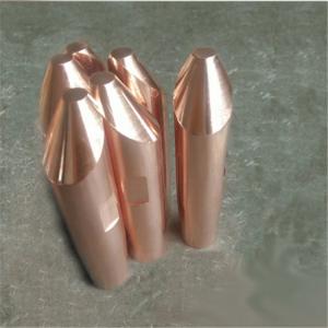 China 13*45mm Wire Welding Tips , Chromium Copper Spot Welding Electrodes supplier
