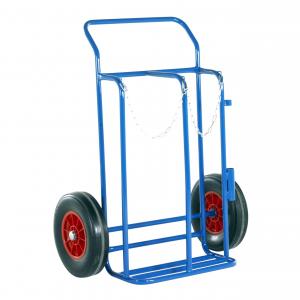 China Metal Fab Oxygen Acetylene Cart 2 Wheel Propane Tank Dolly supplier