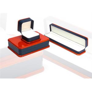 Red & Black Plastic Jewelry Box Recyclable Dustproof Full Color Offset Printing