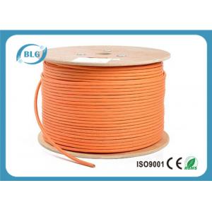 China 600 MHz Cat 7 Cable 1000 FT , Cat 7 Shielded Ethernet Cable HDPE Insulation supplier