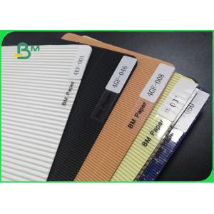 120g + 150g Single Face Color Corrugated Paper Board For Furniture Package