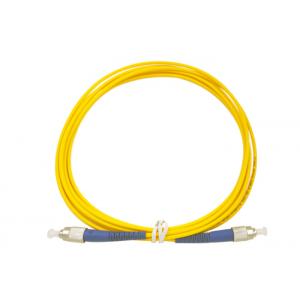 China LSZH 0.2dB FTTH Fiber Optical Patch Cord SM 3m Length MODF FC / UPC - FC / UPC supplier