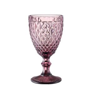 China Personalised Red Wine Glass Crystal Goblets Single Wall supplier