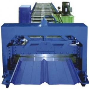 Color Steel 760mm Width Boltless Joint Hidden Roof Panel Roll Forming Machine