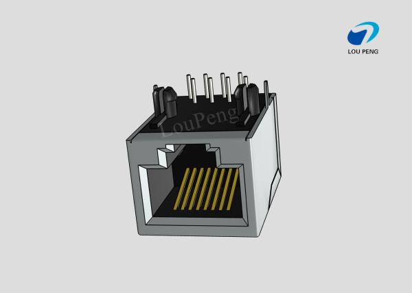RJ45 Connectors, RJ45, Single Port, Port Matrix Configuration 1 x 1, RJ Type Jacks & Plugs