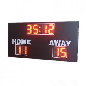 China Red Digit Color LED Football Scoreboard , High School Football Scoreboards supplier