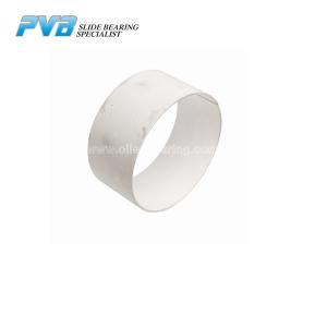 White PTFE Lined Bushing Steel Back Composite Plain Bushing