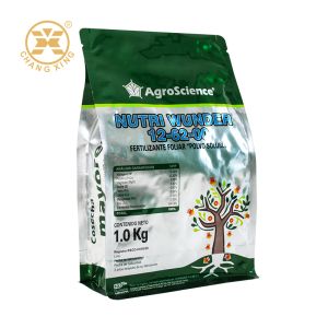 China 1KG 5KG OPP Fertilizer Packaging Bag Flat Bottom Bag Polypropylene Zip Lock Stand Up Pouch supplier