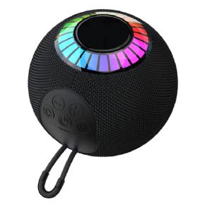 China Bluetooth 5.3 haut-parleur portable avec éclairage RVB 1200mAh Batterie de type C Charge jusqu'à 6h Temps de lecture Prend en charge AUX / TF / FM / USB supplier
