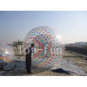 China Outdoor Water Fun PVC Inflatable Zorb Ball / Human Rolling Ball For Grass or Beach supplier