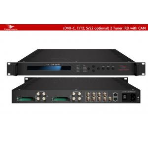 (DVB-C, T/T2, S/S2 optional) 2 Tuner IRD with CAM
